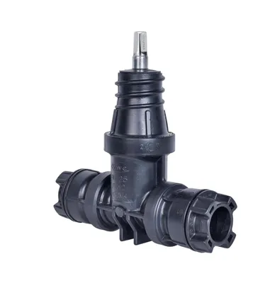 Talosulkuventt 2631 Hawle-Fit 40 Puserrusliitin Delrin-Muov.