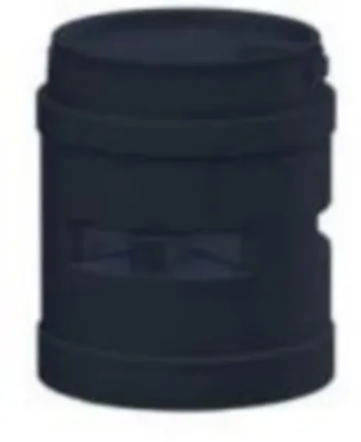 Vilkkuvalo Harmony Xvuc020 Rungon Jatko. Musta