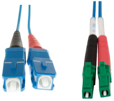 Kytkentäkaapeli-Kuitu Hexatron 2Xsc/Upc-2Xlc/Apc Dpx Sin 3M