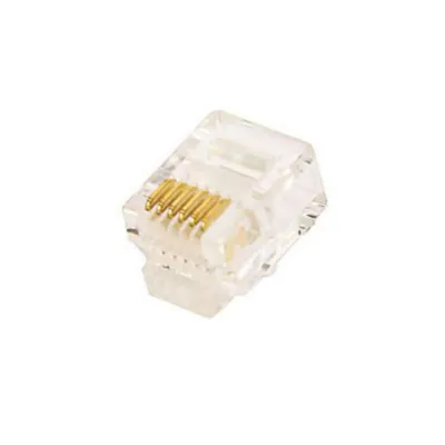 Liitin Lanet Mod. Plug Rj12, 6-Nap. La