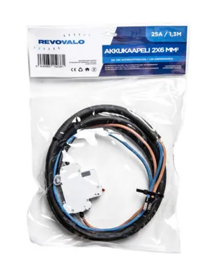 Asennustarvikepakkaus Revovalo Aurinkopaneelikaap 2X10M 4Mm2