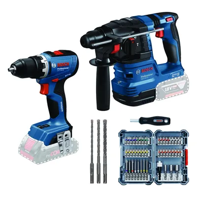 Akkukonesarja Bosch 18V GSR/GBH SOLO + 48ACC