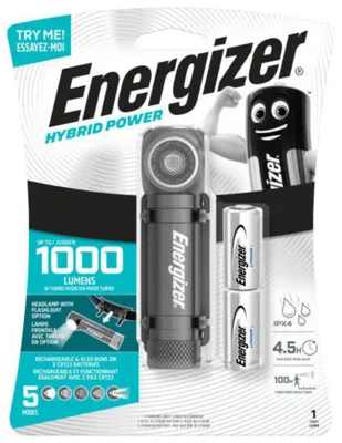 Käsivalaisin LED Energizer Hybrid