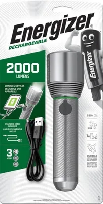Käsivalaisin LED Energizer Rechargeable 2000