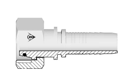 Letkuliitin Dkol Sk 22X1.5 Dh A50146-08-08