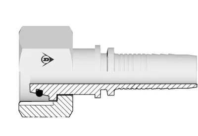 Letkuliitin Dkos Sk 24X1.5 Dh A50179-08-08