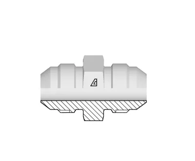 Putkiliitin Suora Yhde Jic/Jic Dh 1010-06-06