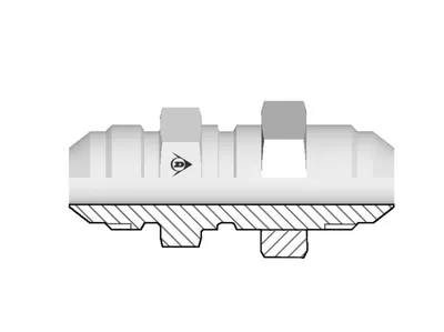 Putkiliitin Suora Yhde Jic/Jic Dh 1030-06-06