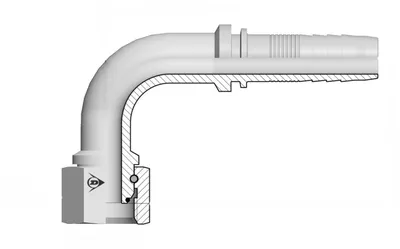 Liitin Bsp-90-20-20 Pt + Dh A13051-20-20